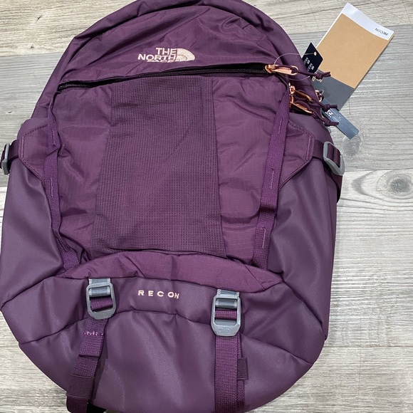 The North Face Handbags - The North Face Recon Backpack Blackberry Rose Gold
